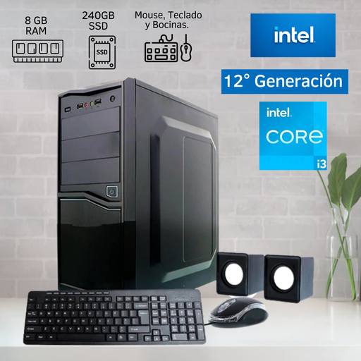Combo INTEL Core i3 12av Generación