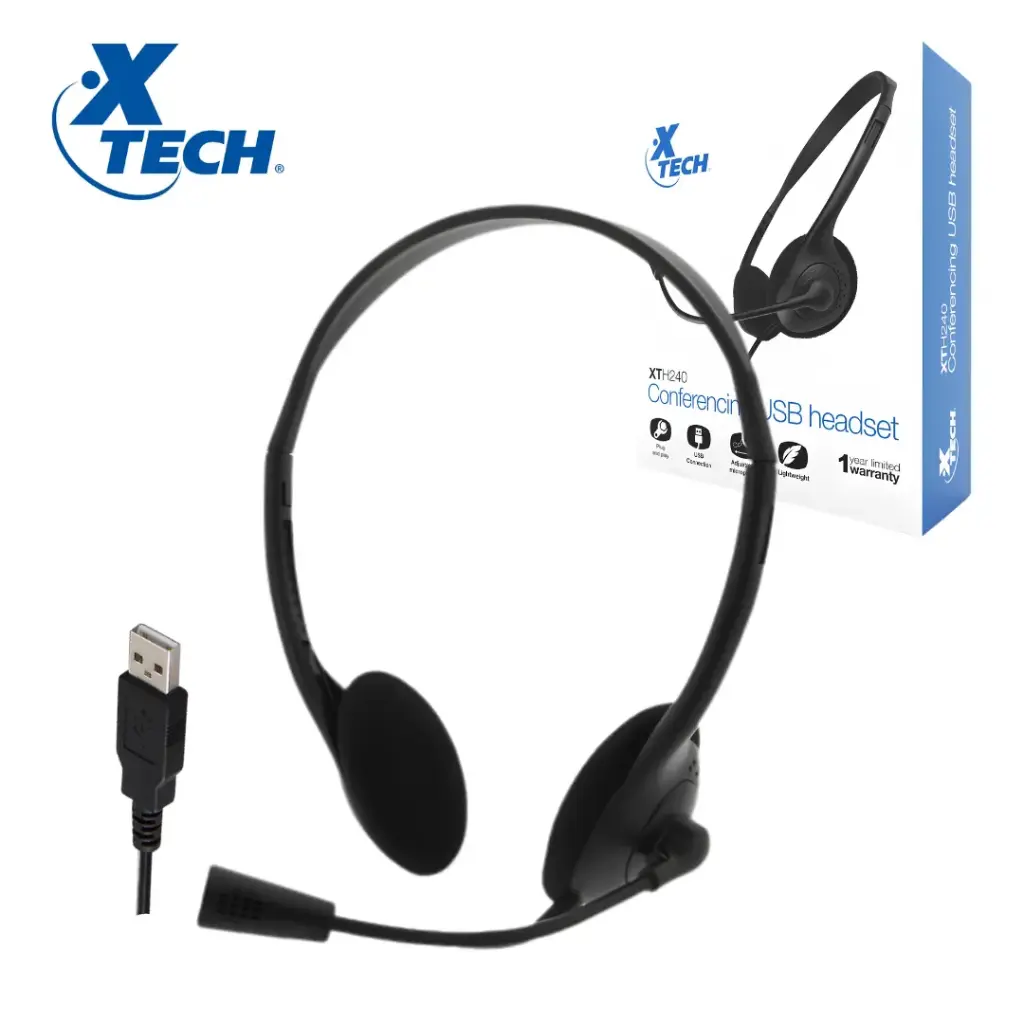 Audífono USB para PC XTECH XTH240