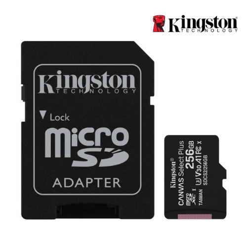 Memoria micro SD 256 GB 100 MB/s KINGSTON