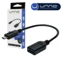 Adaptador OTG tipo C a USB UNNO AD4203BK