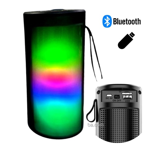 Bocina Inalámbrica con luces LED 1201