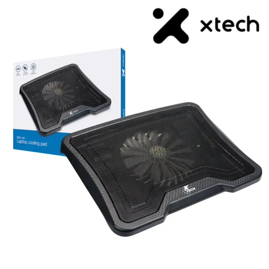 Estación de enfriamiento para laptop con ventilador XTECH XTA-150