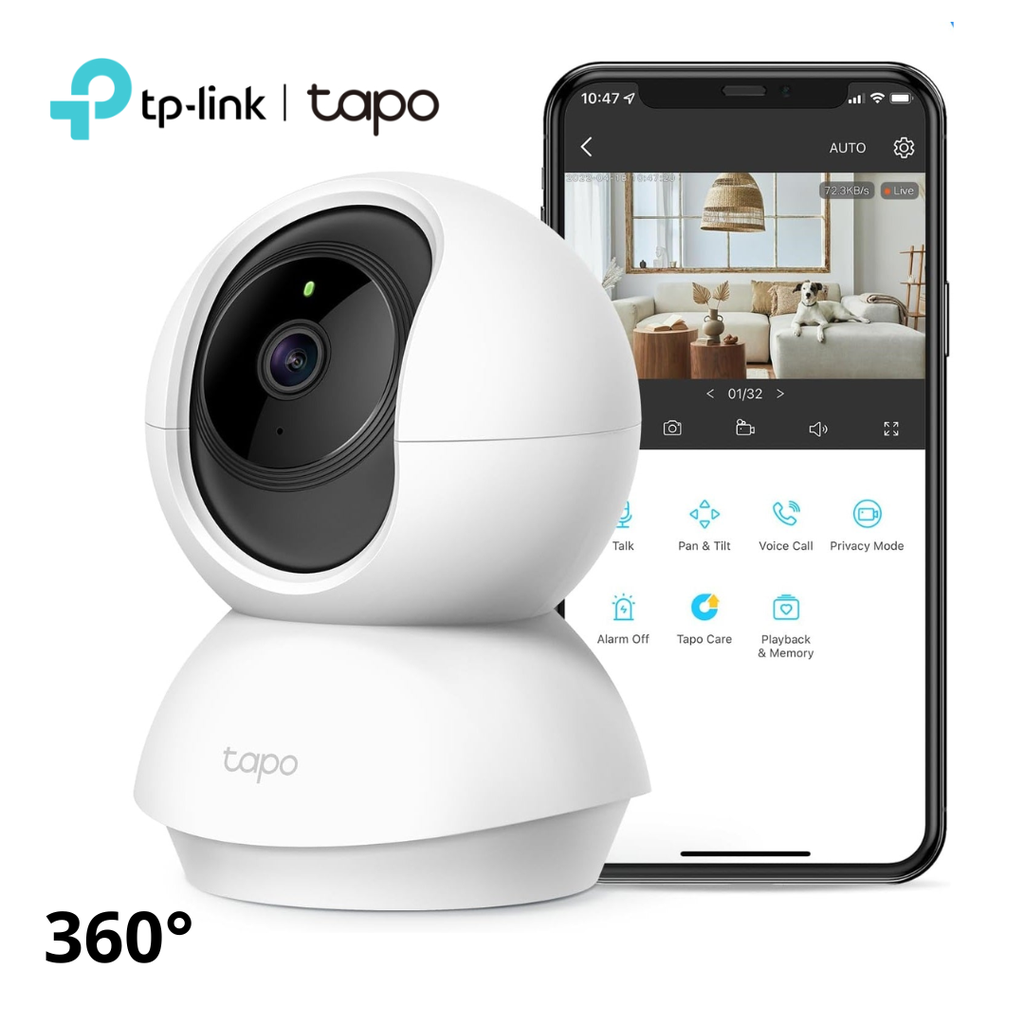 Cámara de Vigilancia inalámbrica 360º TAPO C210
