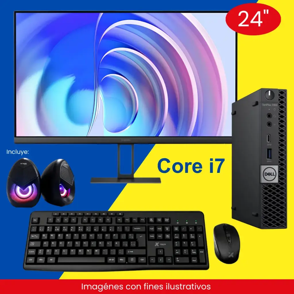 Combo Core i7 CPU y Monitor