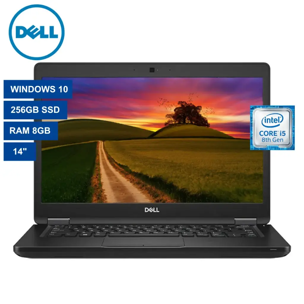 Laptop DELL Intel Core i5 8GN Latitude 5490 Remanufacturada