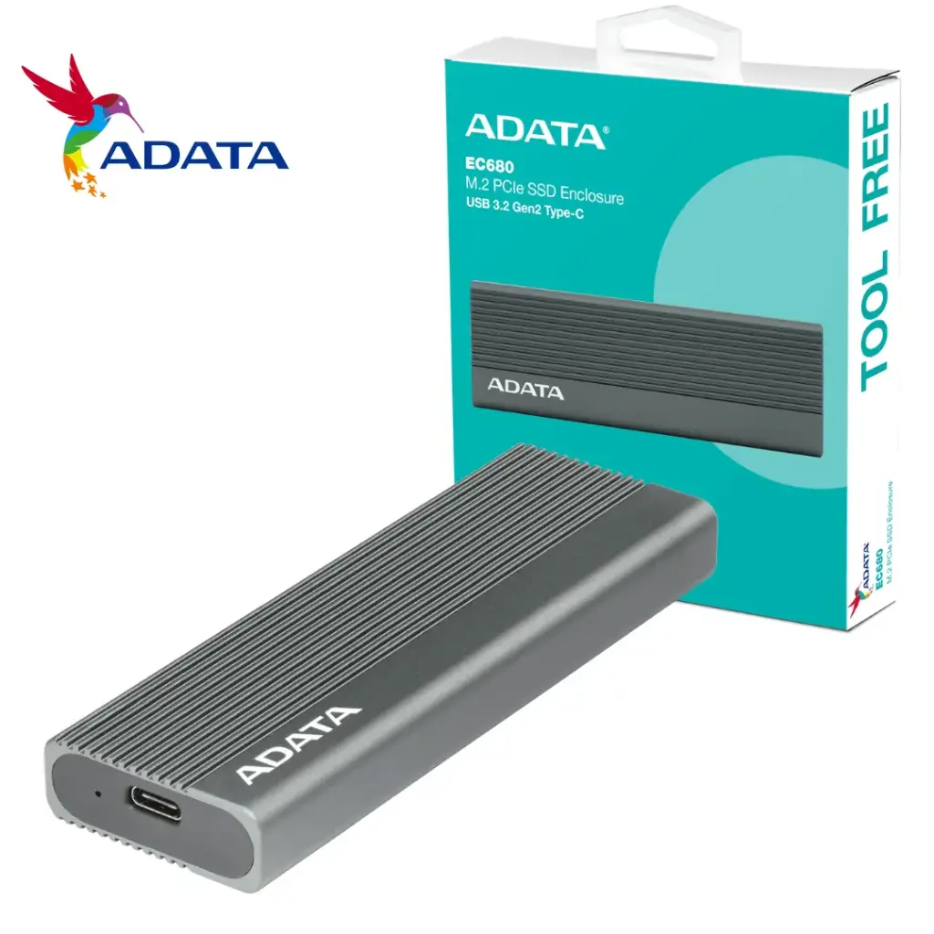 Enclosure para Disco Duro M.2 PCIe ADATA EC680