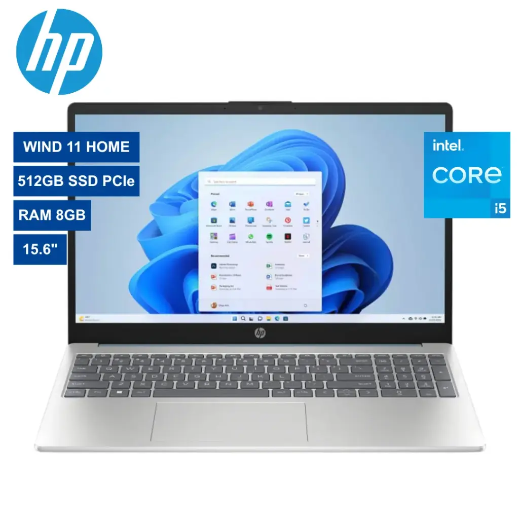 Laptop HP 15-fd0250la Intel Core i5 120U 12GN