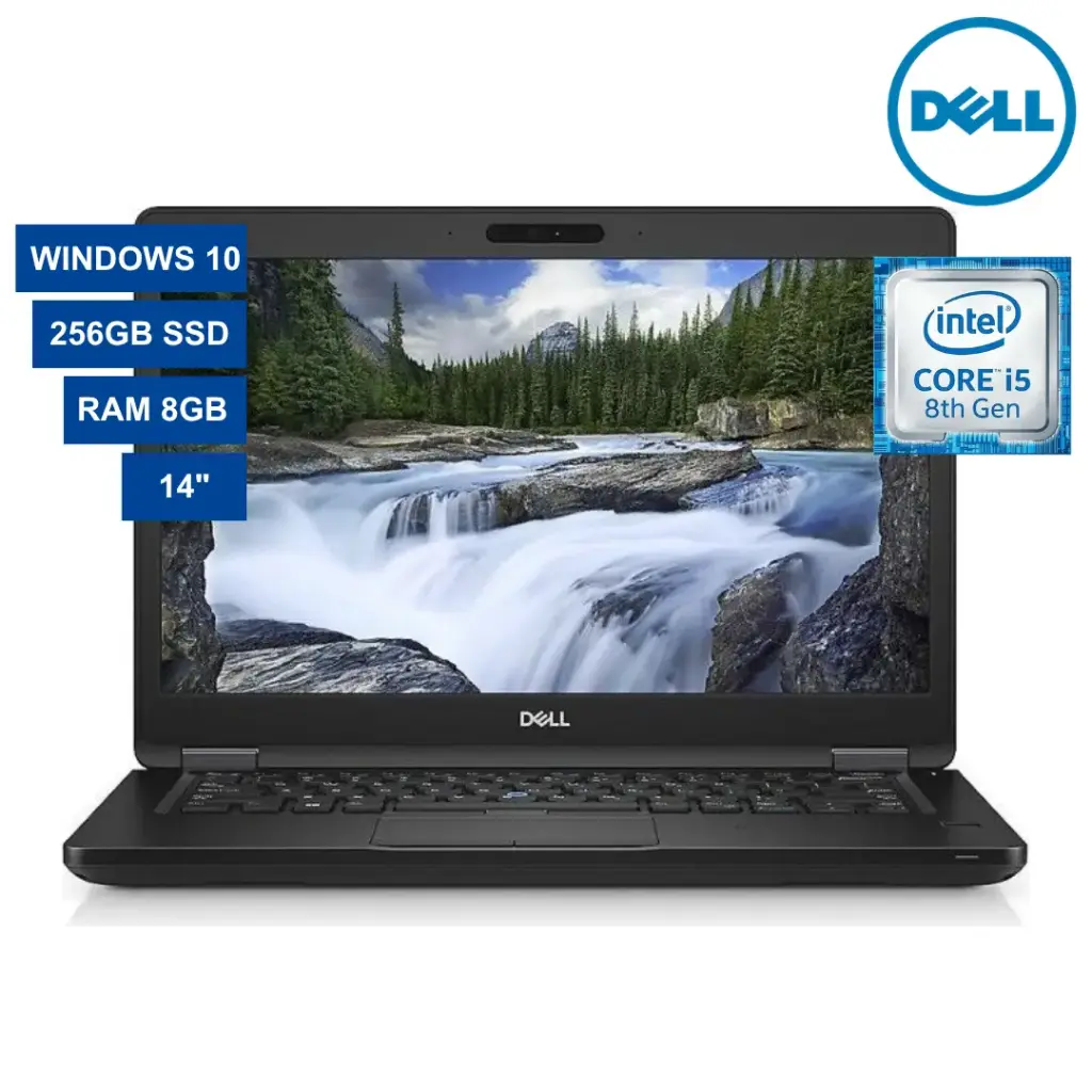 Laptop DELL Intel Core i5 8GN Latitude 5490 Remanufacturada