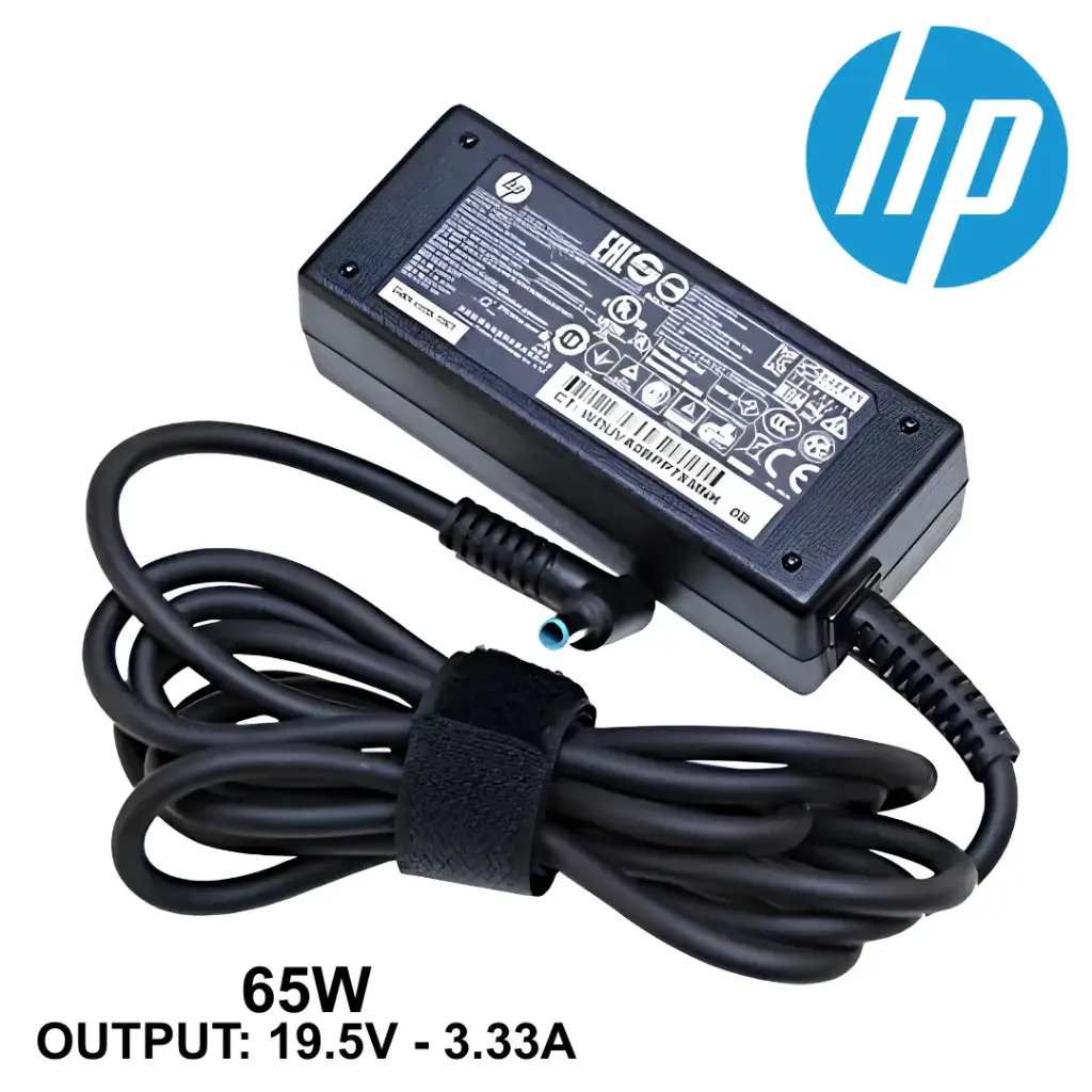 Cargador ORIGINAL HP para Laptop 19.5V 3.33A 65W Punta Celeste