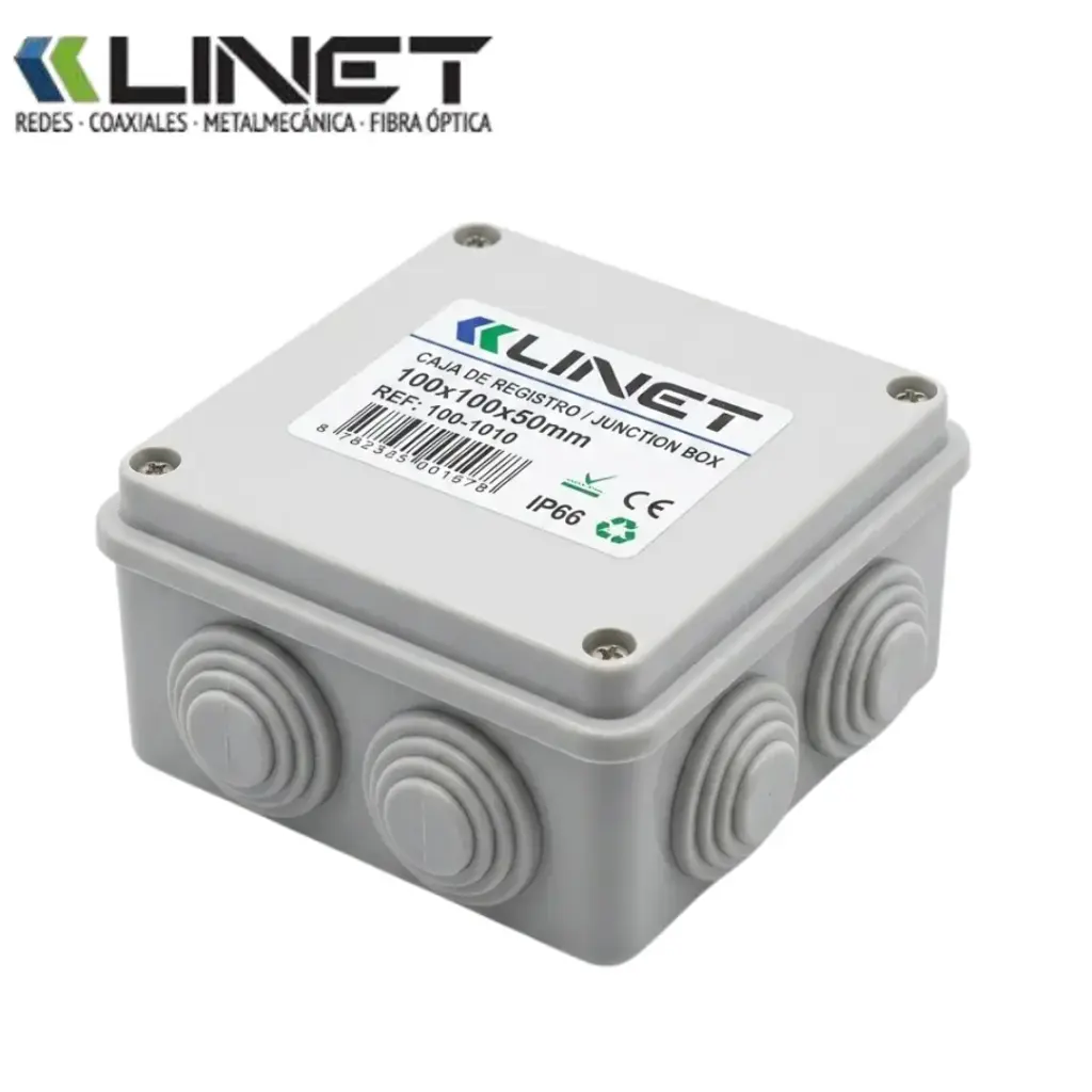 Caja Plastica de Registro IP66 100*100*50