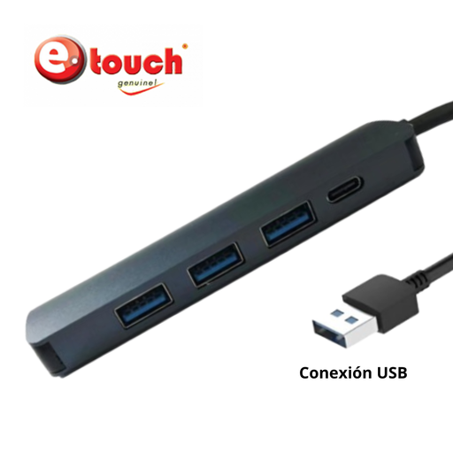 HUB de 4 puertos USB 3.0 HIG SPEED ETOUCH