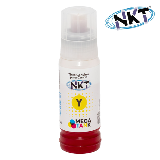 Tinta genuina NKT  para CANON GI Amarillo
