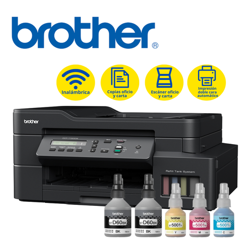 [2 Eb] Impresora Multifuncional Inalámbrica BROTHER DCP-T720DW
