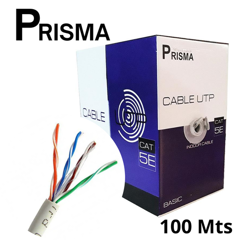 Bobina de Cable Utp CAT 5E Para interior 100mts