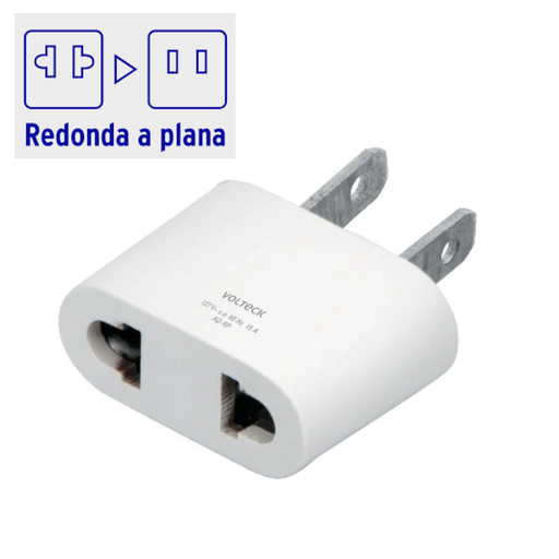 Adaptador de enchufe hembra a macho