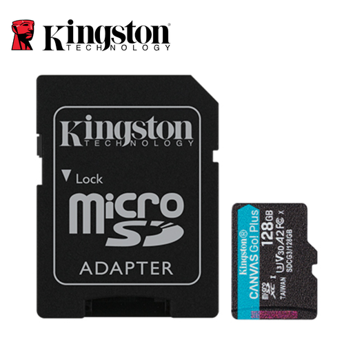 Memoria Micro SD 128GB  KINGSTON 170MB/s Canvas Go! Plus