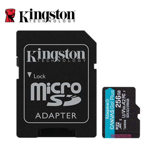 Memoria Micro SD 256GB  KINGSTON 170MB/s Canvas Go! Plus 
