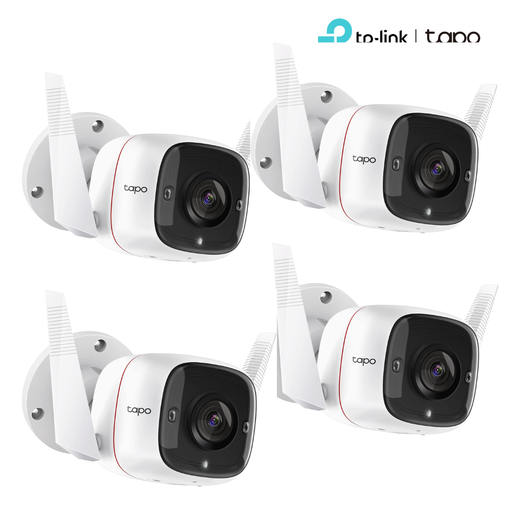 Kit de 4 Cámaras de Seguridad Inalámbricas 2K
