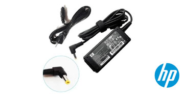 Cargador HP mini para Laptop 19V  2.05A 40W punta amarilla