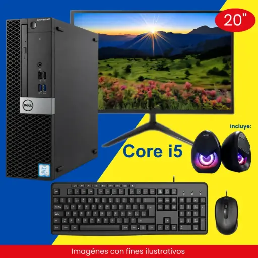Combo Core i5 CPU y Monitor