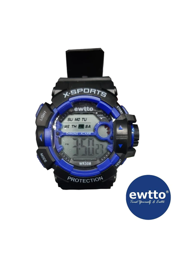 Reloj Digital Resistente al Agua EWTTO