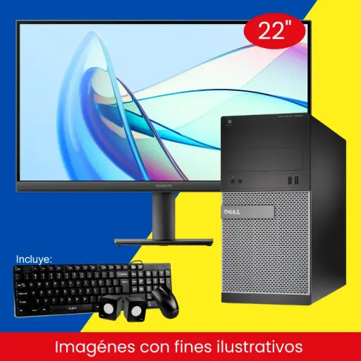 [A-A.4] Combo Core i3 CPU, Monitor, Teclado, Mouse y Bocinas