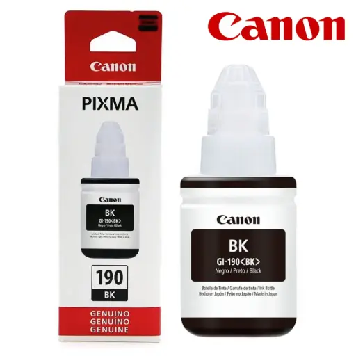 [B-B2 / 2 Exh] Tinta CANON Negro Original GI-190