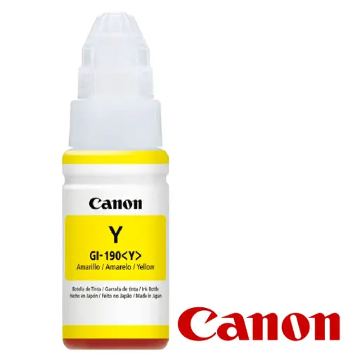 [3 en exhibición] Tinta CANON Amarillo Original GI-190