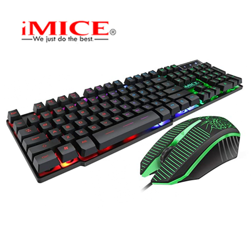 Combo teclado y mouse GAMER IMICE KM680