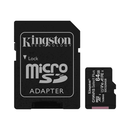 Memoria micro SD 64GB KINGSTON
