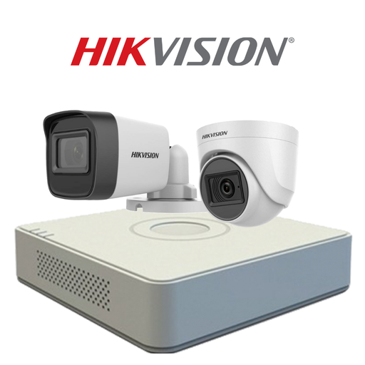 Kit de 2 Cámaras de Seguridad 1080 Full HD 