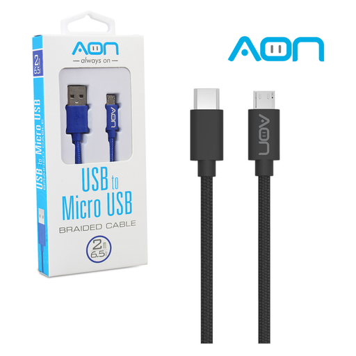 Cable USB a Micro USB "V8" AON 