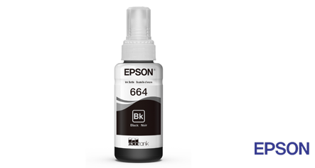[Estante B-B2 / 2 exhibición] Tinta EPSON 664 negro Original