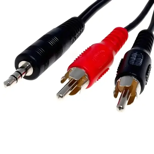 [5 EB.] Cable, plug 3.5 a RCA 1.8m