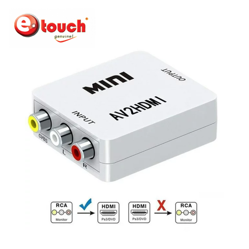 Convertidor RCA a HDMI ETOUCH 150405