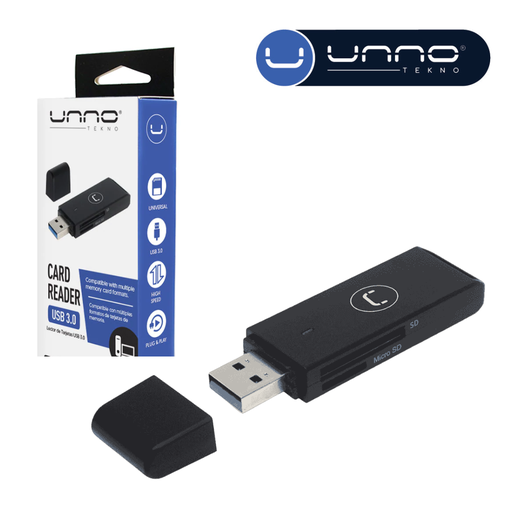 Lector de Tarjeta SD y MicroSD USB 3.0 UNNO