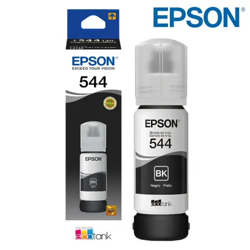 [B-B.3 / 3 exhibición] Tinta EPSON T544 Negro Original