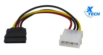 Adaptador de alimentación Molex a Sata XTECH XTC310