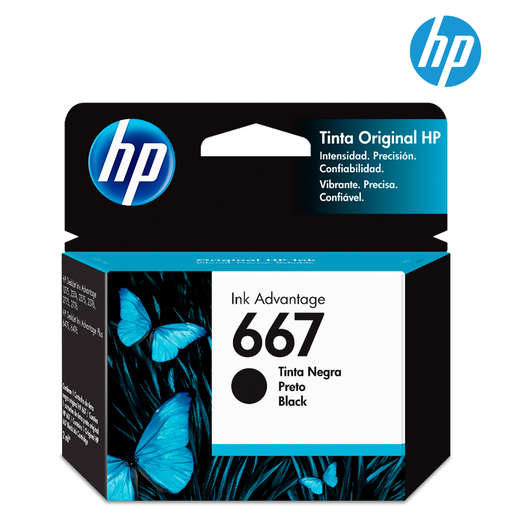 Cartucho Original HP 667 Negro