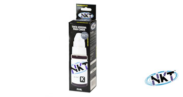Tinta genuina NKT para canon Negro