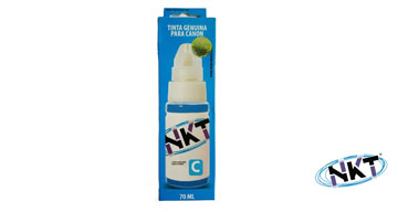 Tinta genuina NKT para canon Azul