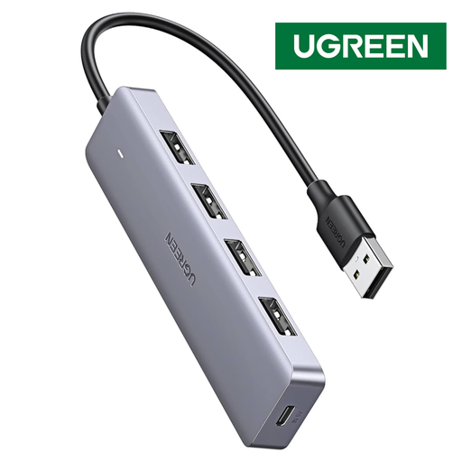 HUB de 4 puertos y 1 puerto USB- C  5Gbps UGREEN
