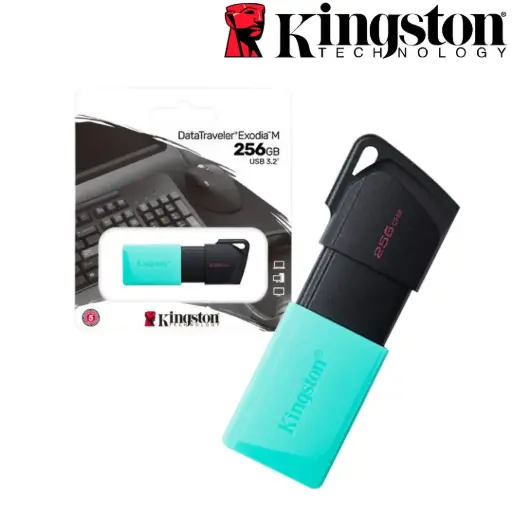 [En exhibición] Memoria USB 3.2 KINGSTON 256GB Exodia M