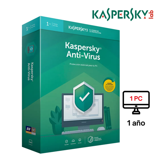 Antivirus Kaspersky licencia Original en línea, 1PC 1 Año