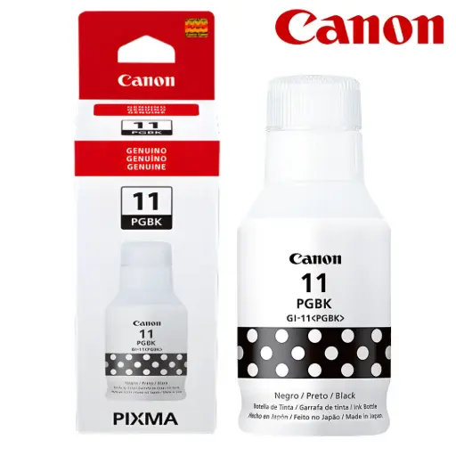 [B-B2.. / 2 Exh] Tinta Original CANON GI-11 PIGMENTADA Negro