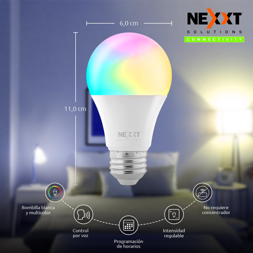 Bombilla LED inteligente Wi-Fi