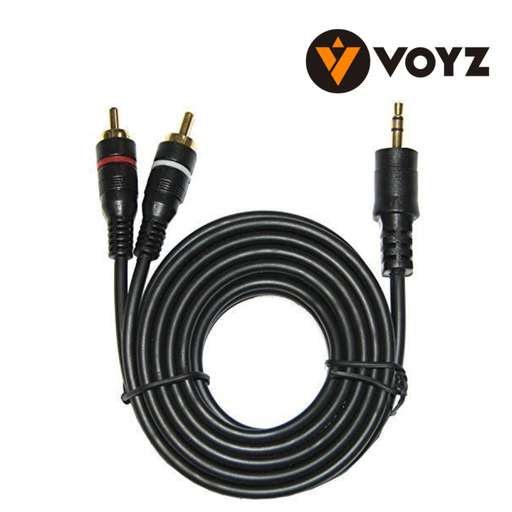 Cable de audio 2 RCA a PLUG 3.5m