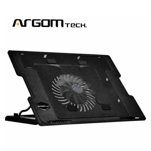 [A-A8 / 1 Exh] Estación de enfriamiento para laptop con ventilador, ARGOM ARG-CF-1594