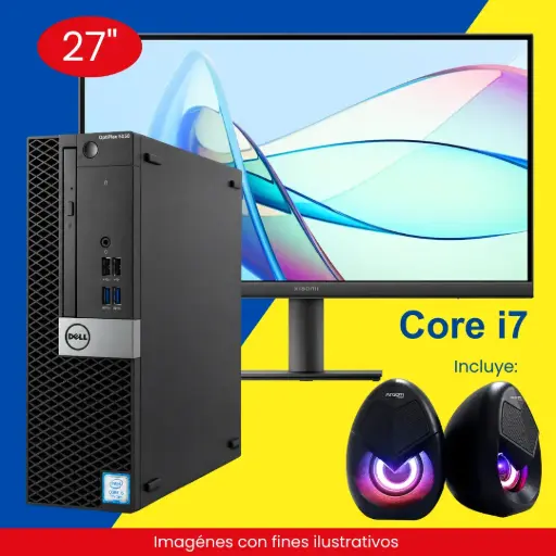 Combo Core i7 CPU y Monitor 27"