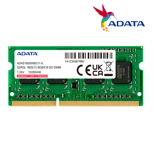 Memoria RAM Laptop 8GB DDR3 ADATA
